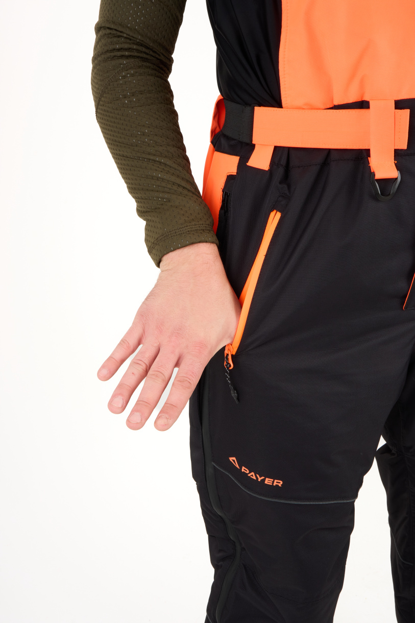Мембранный костюм PAYER Кайт, зимний -35, черный-оранжевый