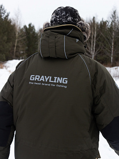 Камчатка МАГМА костюм для рыбалки GRAYLING. зимний хаки